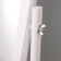 Floor mirror, 132x45 cm, white color