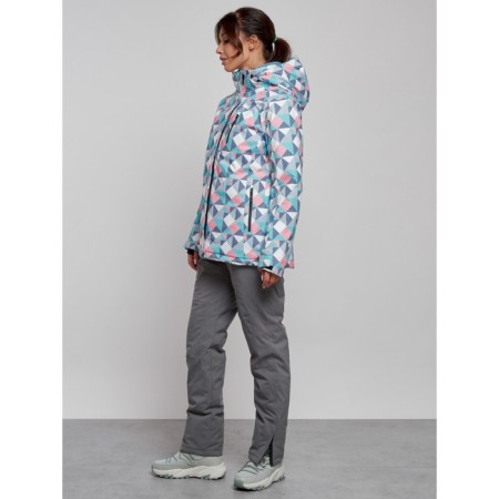 Ski costume female winter, size 46, color gray-1