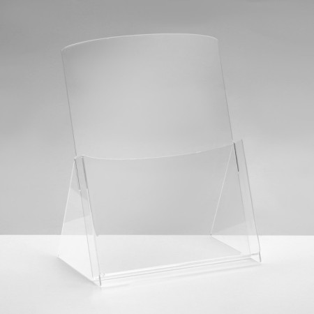 A4 table stand, 22 × 14 × 28 cm, 2 mm plexiglass, in a protective film-1