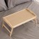 Folding breakfast table, 50 × 30cm, with handles