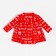 Body dress I am "Joy", height 80-86 cm, red