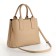 Women's bag with zipper, Textura, average size, beige color
