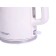 Electric kettle Oursson EK1732W/IV, plastic, glass flask, 1.7 l, 2200 watts, white