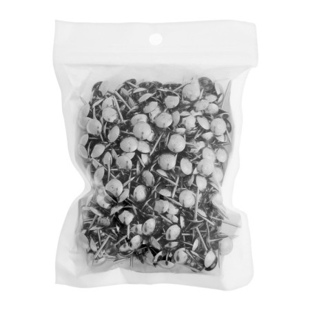 Tundra nails, decorative, 8x15 mm, chrome, 500 pcs-5