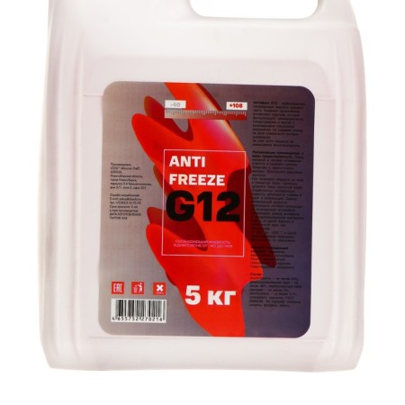 Antifreeze G12 Red, -40, 5 kg-1