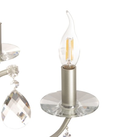 Vanessa chandelier 6he14 40W silver 64x64x100 cm-5