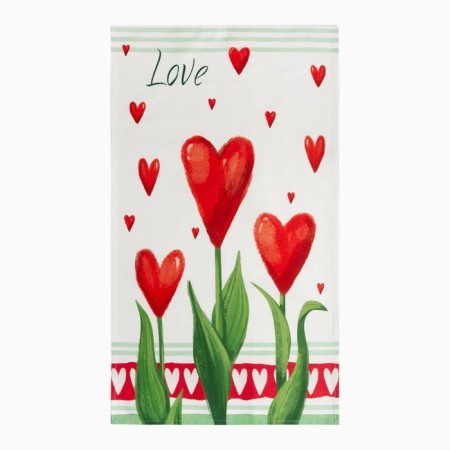 Towel "Ethel" Flowers 40x73 cm, 100% HL, sarzha 190 g/m2-1