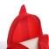 Baby backpack for girls, 23x20.5 cm, lightning department, red color