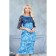 Women's dress, size 48, blue color