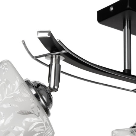 Chandelier 2773/3 E27 40W Black-chromium 52x20x15 cm Bayerlux-6
