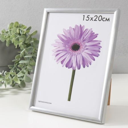 Photo frame plastic LIDA 15x20 cm silver-1