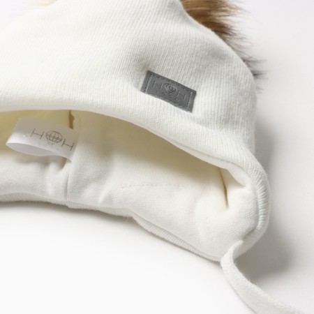 Hat for girls, milk color, size 46-50-1