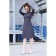 Women's dress, size 48, gray color