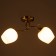 Belinda chandelier 2x40W E27 bronze 49x19x23cm