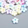 Beads for creativity plastic "English letters on the flower" set 20 grams mix 1.2x1.2 cm