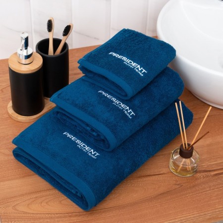 Tainted towel Putin Team 30*60 cm, col. blue, 100% cotton, 420 g/m2