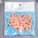 Decor for creativity Plastic "Ring for the chain" Pastel peach set 25 pcs 2.3x1.65 cm