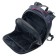 School backpack 38 x 30 x 16 cm, ergonomic back, stavia "meow", gray/black