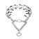 Collar - half -reaches strict with protective caps, 3 mm x 50 cm