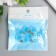 Acrylic Sharl Suspension "Matte Blue Blue 2.1x1.6 cm