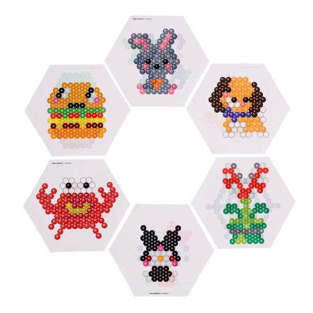 Aquamosaic "Make a keychain", 2 basics, 24 stencils, 2400 balls-20