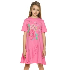 Dress for girls, height 122 cm, pink color