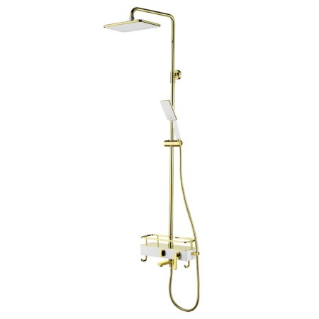 LEMARK MISTA LM6462WG bath mixer, single -leaf, tropical shower, watering can