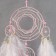 Dreams 4 rings "Pink cloud" d = 7 cm, d = 20 cm 50x20 cm