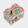 New Year. Gift box "Forest Foreths in the Red" casket of a small 18.5 x 12.5 x 19cm.