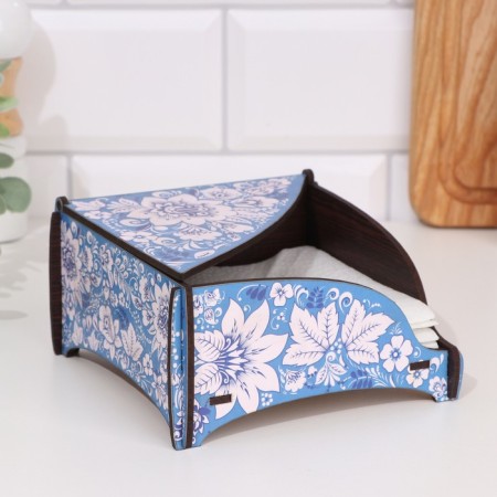 Wooden napkin "Gzhel", color-2