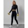 Sports suit female, size 42, black color