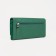 Women's wallet on magnet, green color