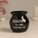 Aroma lamp ceramics "exhale you are finally" black 7.2x7.2x7.8 cm
