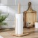 Bamboo towel holder, 16 × 16 × 36 cm