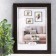 Photo frame MDF 15x21 cm, No. 6, wenge (plastic screen)