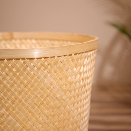 Wicker basket, from bamboo 40x40x43 cm-5