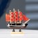 Souvenir small “Marianna” souvenir ship, sides with a white strip, scarlet sails, 3 × 10 × 10 cm
