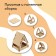 Kopmushka for birds, 22 × 17 × 17 cm, disassembled, "yurt", Greengo