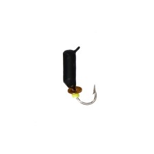 Mormyshka column black, weight 0.6 g, size 2.5