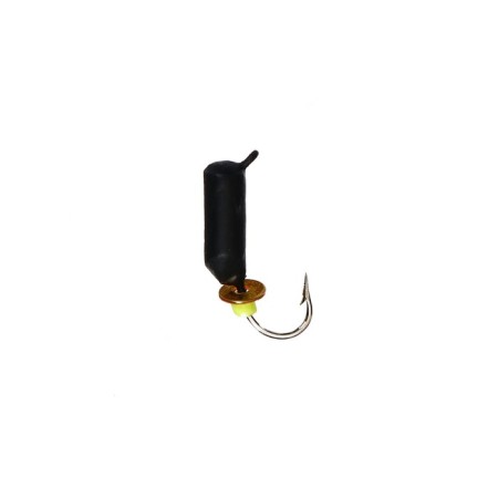 Mormyshka column black, weight 0.6 g, size 2.5