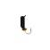 Mormyshka column black, weight 0.6 g, size 2.5