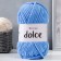 Yarn "Dolce" 100% micropoliester 120m/100g (777 bright blue)