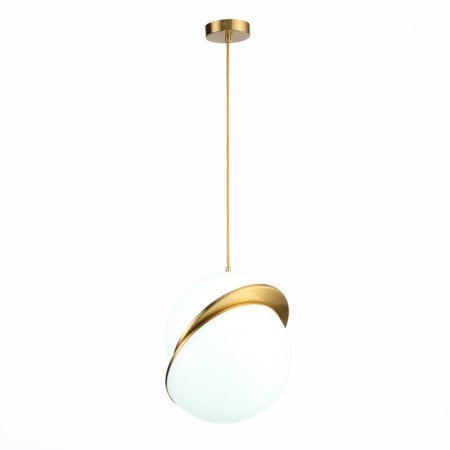 Suspension lamp ST LUCE. SL1164.323.01. Laico. 1x60 watts, E27, 30x30x35 cm, brass color-3