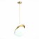 Suspension lamp ST LUCE. SL1164.323.01. Laico. 1x60 watts, E27, 30x30x35 cm, brass color