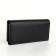 Women's wallet on magnets, black color