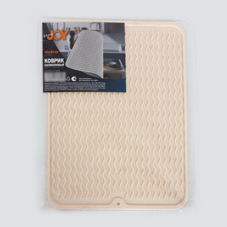 Silicone rug for drying dishes Joy Home, 40x30 cm, lightweight-1