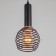Bayerlux lamp "Berto" E27 40W Black Service 14x14x30-130 cm