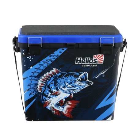 Fisherman winter Ice Fishing box single-section blue (HS-IB-19-FB-1) Helios-3