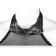 Erotic linen, chat with access and open breasts, OS, black