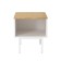 Bleet cabinet Bergen, 40x35x45 cm, oak craf gold, white